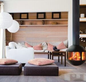 European Home - Agorafocus 630 – Indoor Hanging Fireplace