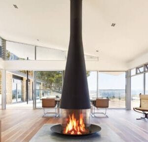 European Home - Filiofocus Central 1600 & 2000 Indoor Standing Fireplace