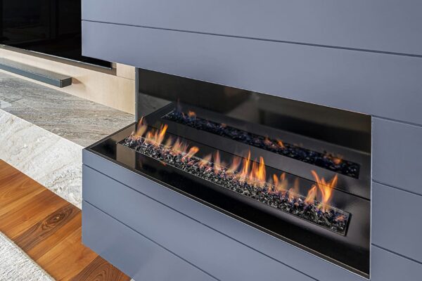 European Home - H Series Vent-Free Gas Fireplace | Corner - Image 2